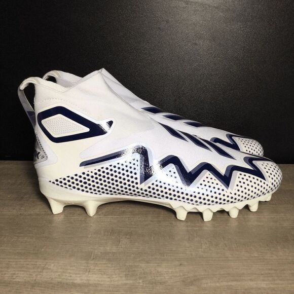 Adidas Freak Ultra 21 Laceless Football Cleats Blue White GZ0462 Men's Size 12.5 - Picture 1 of 6